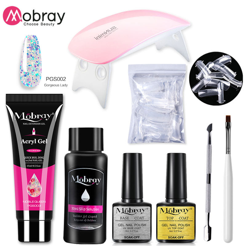 Poly Nail Gel Full Manicure Set