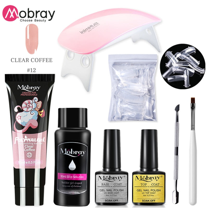 Poly Nail Gel Full Manicure Set