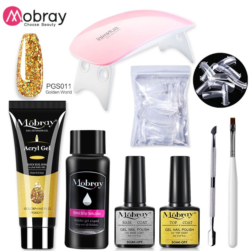 Poly Nail Gel Full Manicure Set