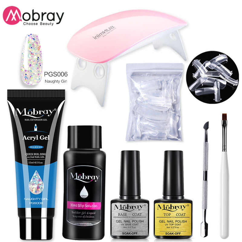 Poly Nail Gel Full Manicure Set