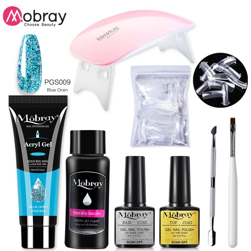 Poly Nail Gel Full Manicure Set