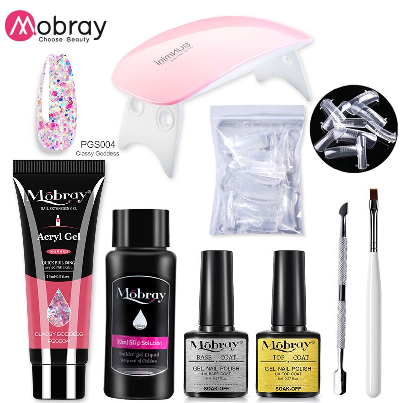 Poly Nail Gel Full Manicure Set