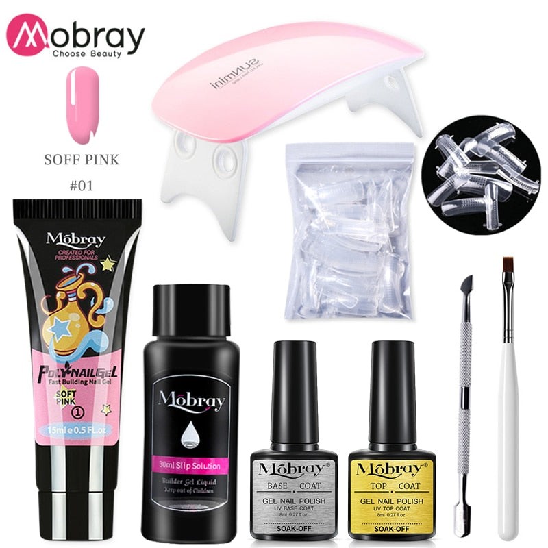 Poly Nail Gel Full Manicure Set