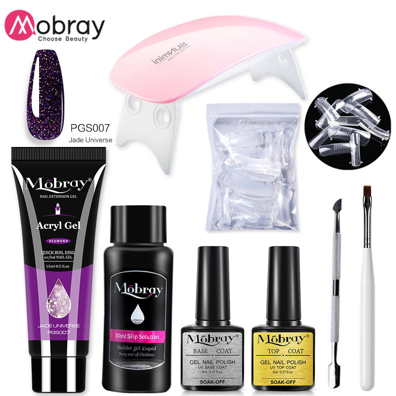 Poly Nail Gel Full Manicure Set