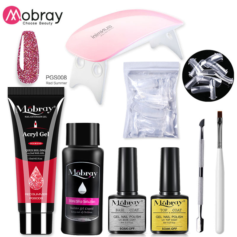 Poly Nail Gel Full Manicure Set