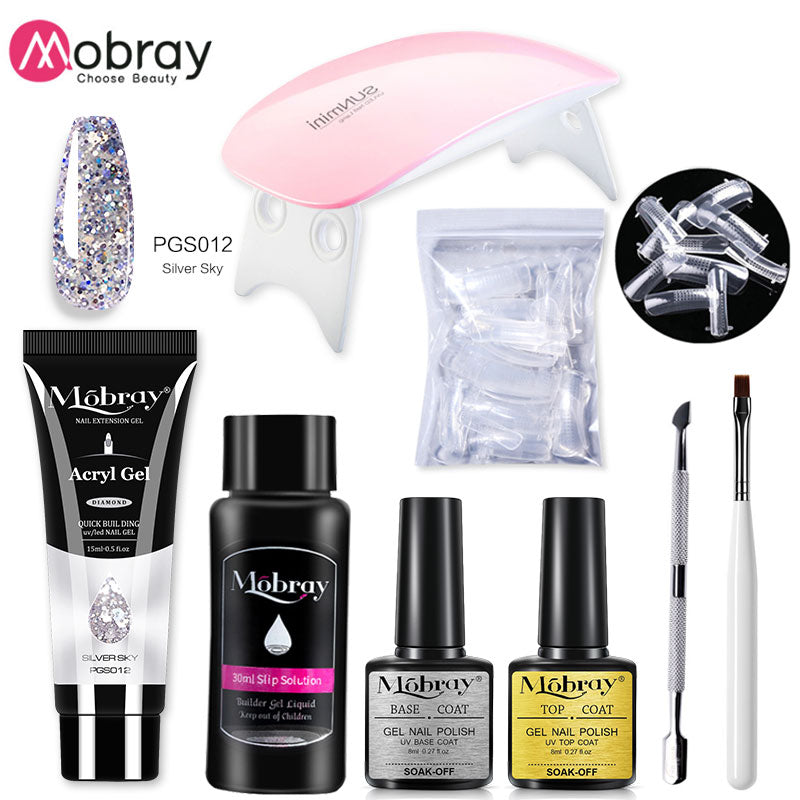 Poly Nail Gel Full Manicure Set