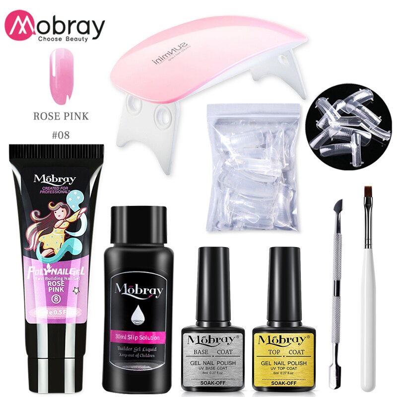 Poly Nail Gel Full Manicure Set