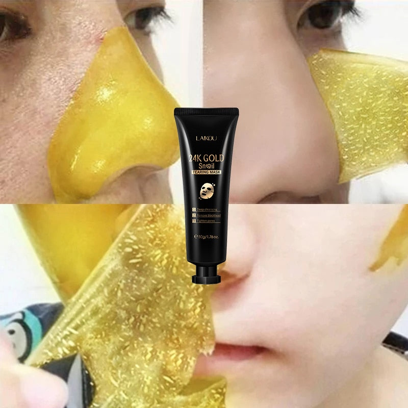 24K Gold Snail Collagen Peel Off Mask