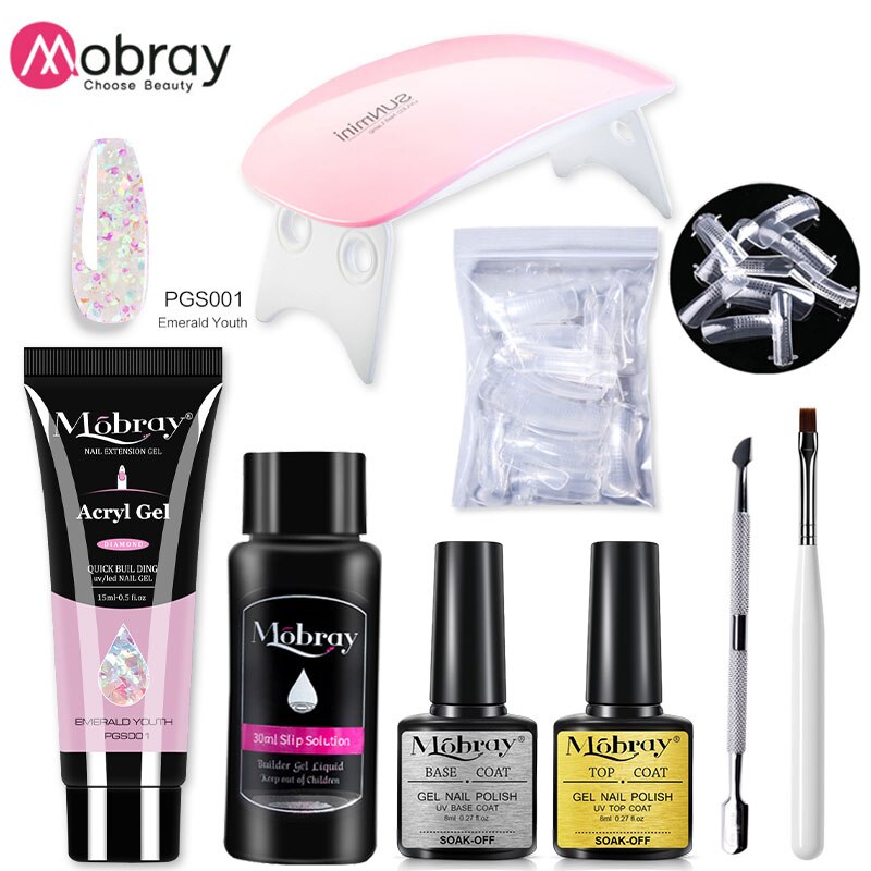 Poly Nail Gel Full Manicure Set