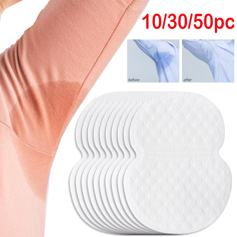 50pcs Underarm Perspiration Deodorant Pads